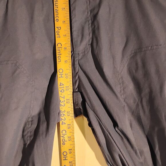 Orvis pants mens 34x32 blue fleece lined hiking straight leg nylon stretch - Picture 5 of 9